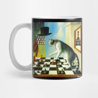 cat chess Mug